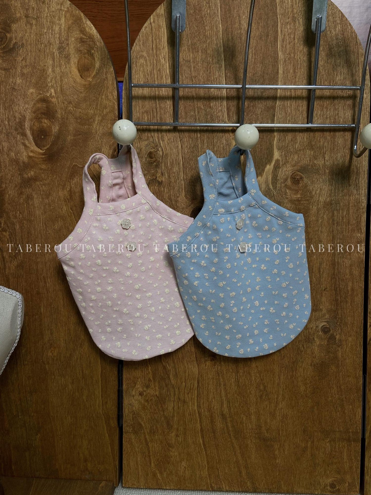 Floral Button Tank 小碎花鈕扣背心