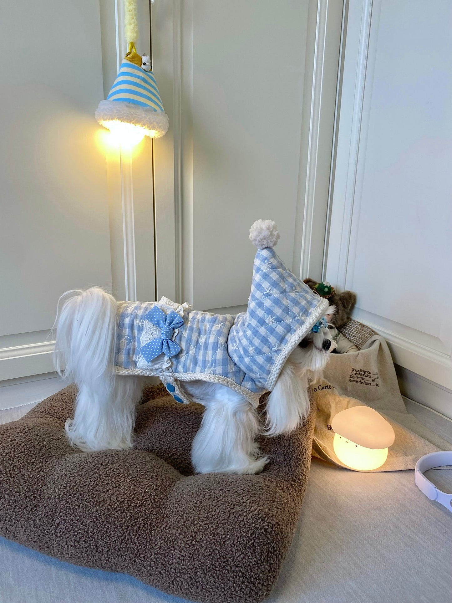 Blue Heart Hoodie 藍格愛心帽衣