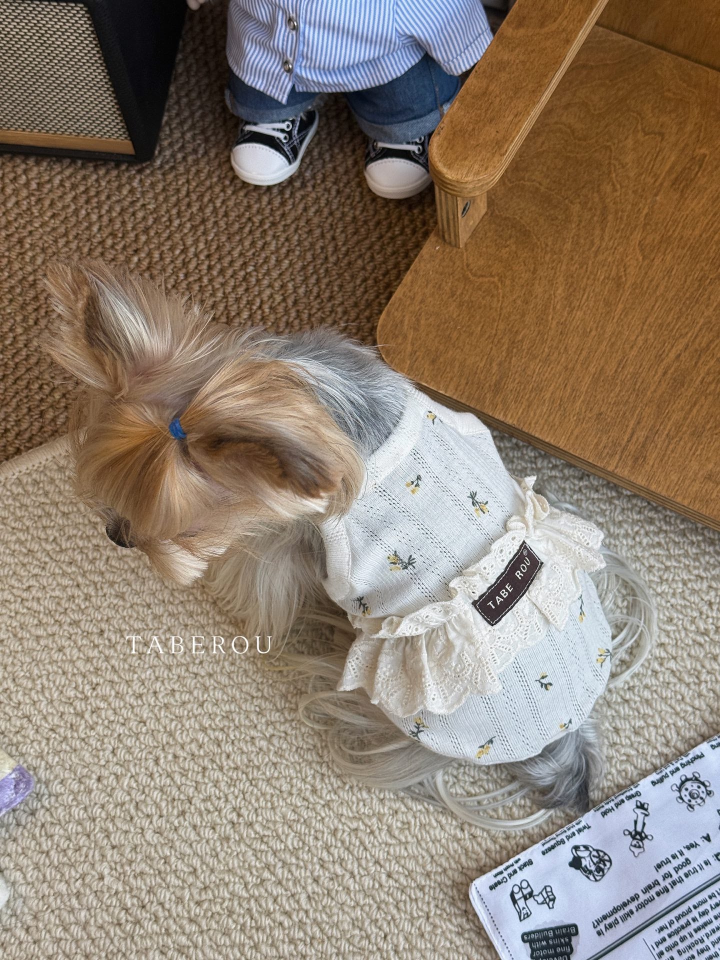 Floral Lace Ruffle Dress 碎花蕾絲蓬蓬裙