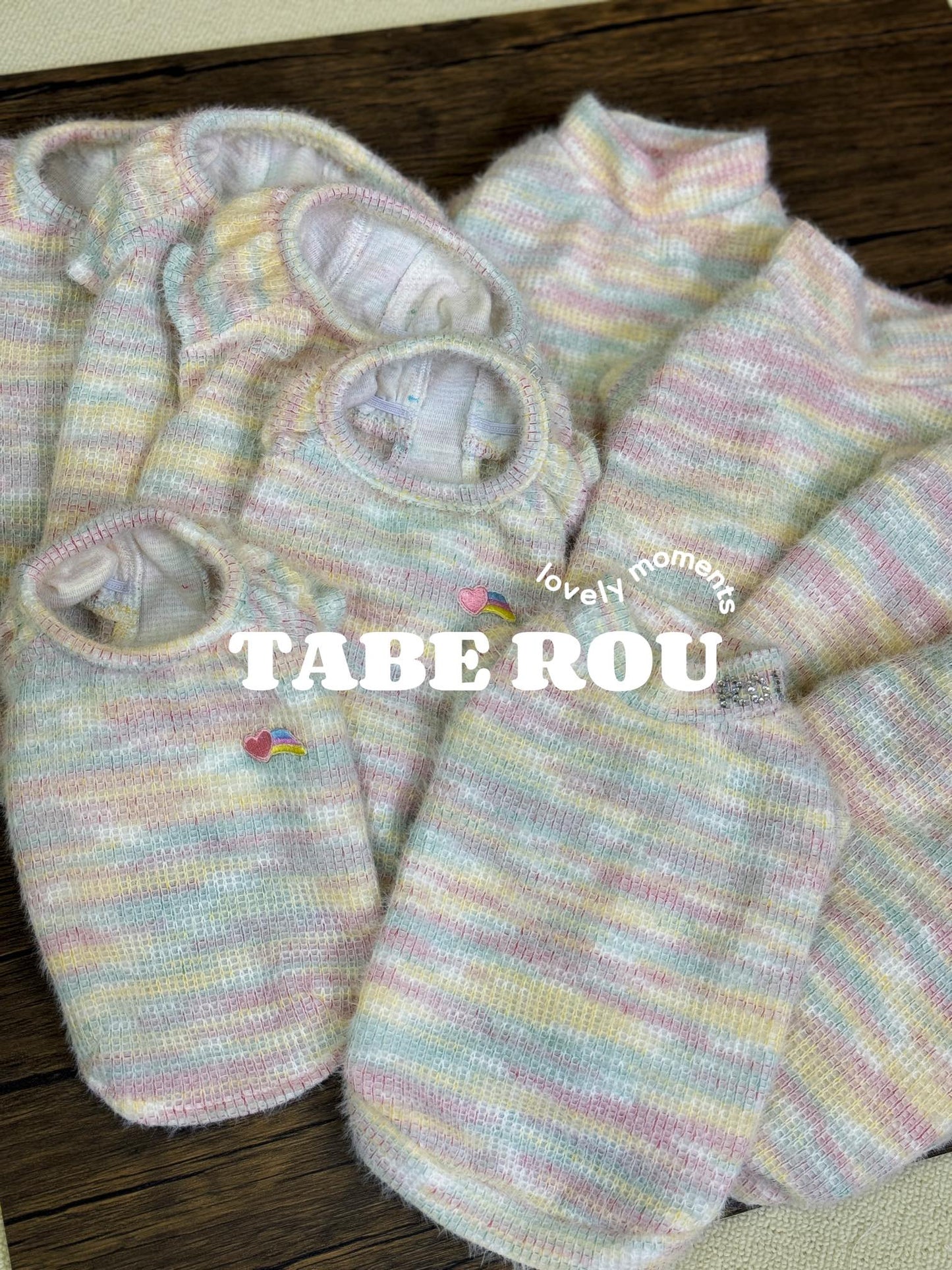 Rainbow Marshmallow Sweater 彩虹糖馬海毛衣