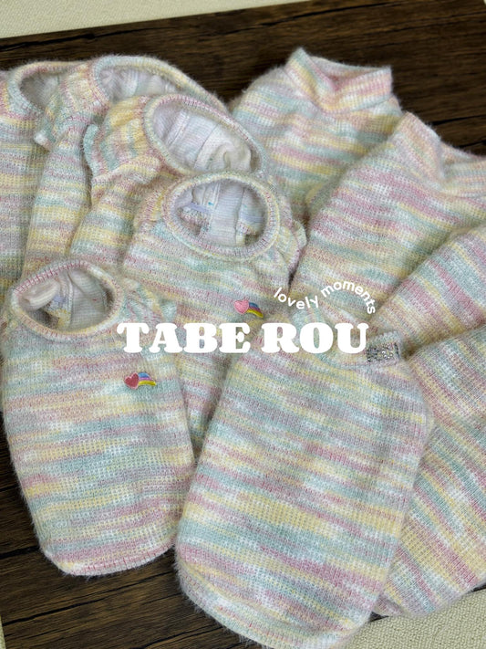 Rainbow Marshmallow Sweater 彩虹糖馬海毛衣